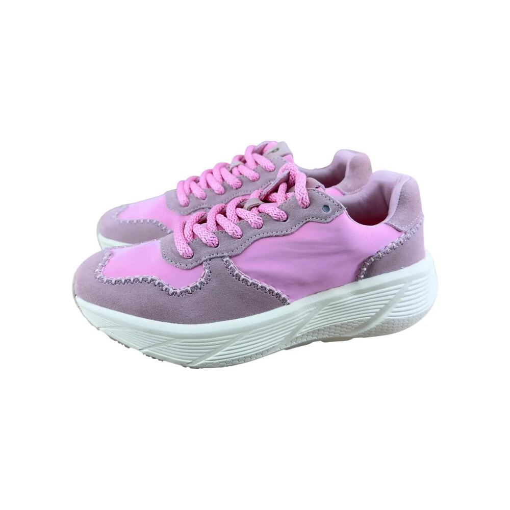 PRIMABASE PB101 casual women Sneakers pink suede Technical textile